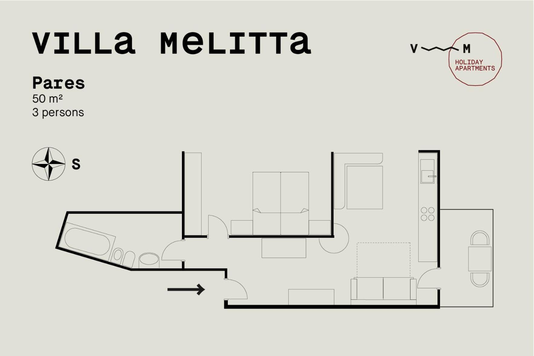 Villa Melitta St. Vigil Rum bild